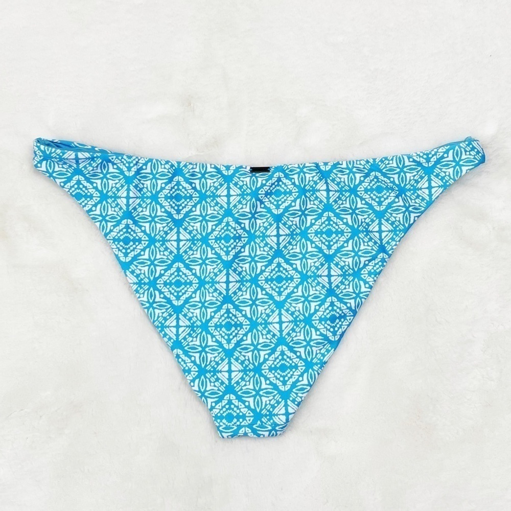Nwt O’neill Sydney Tile Rockley Bikini Bottoms Blue White — image 6 of 6
